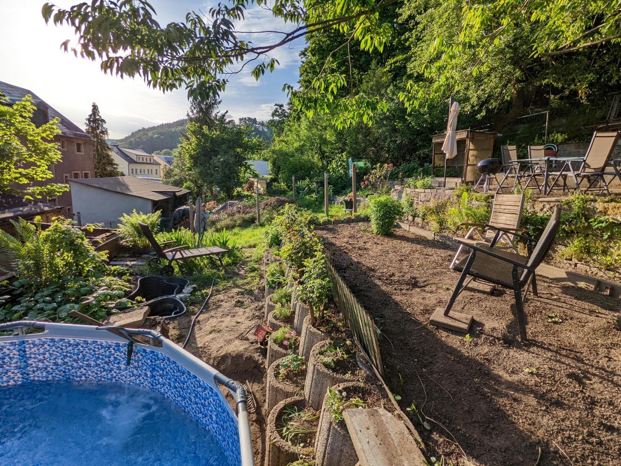 R3 - Urlaubsmagie - Helle Wohnung Mit Garten & Pool Rathmannsdorf 외부 사진